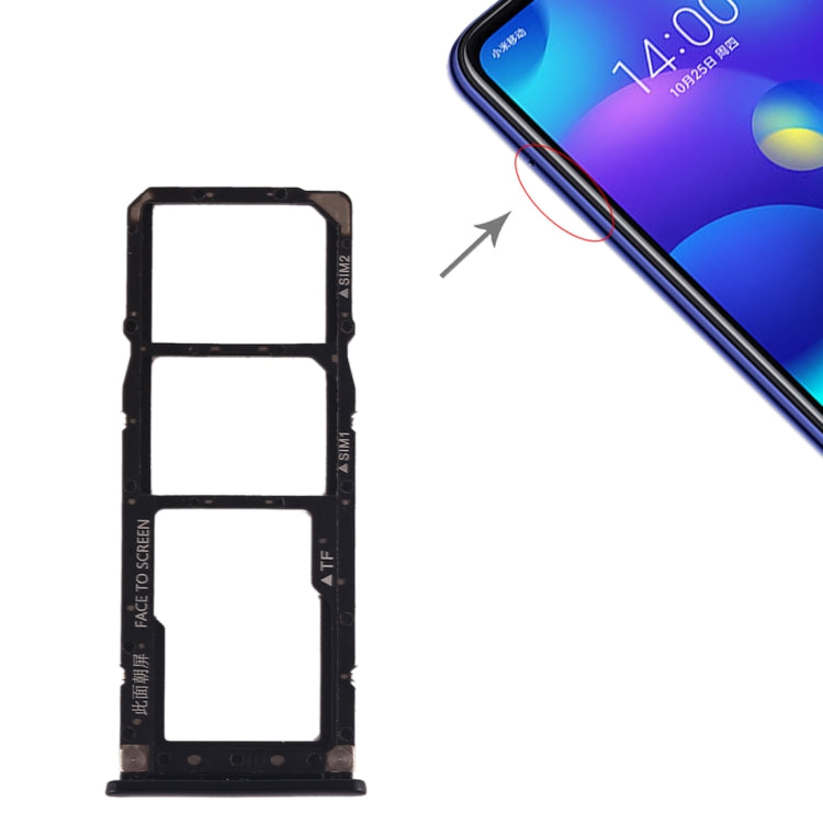 Vassoio scheda SIM + Vassoio scheda SIM + Vassoio scheda micro SD per Xiaomi Mi Play, For Xiaomi Mi Play, Mi Play Vassoio scheda SIM + Vassoio scheda SIM + Vassoio scheda micro SD per Xiaomi Mi Play, For Xiaomi Mi Play, Mi Play